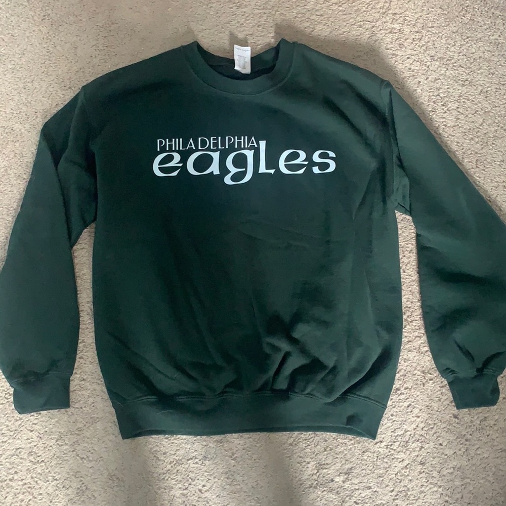 Philadelphia Eagles Green Crewneck Size Medium